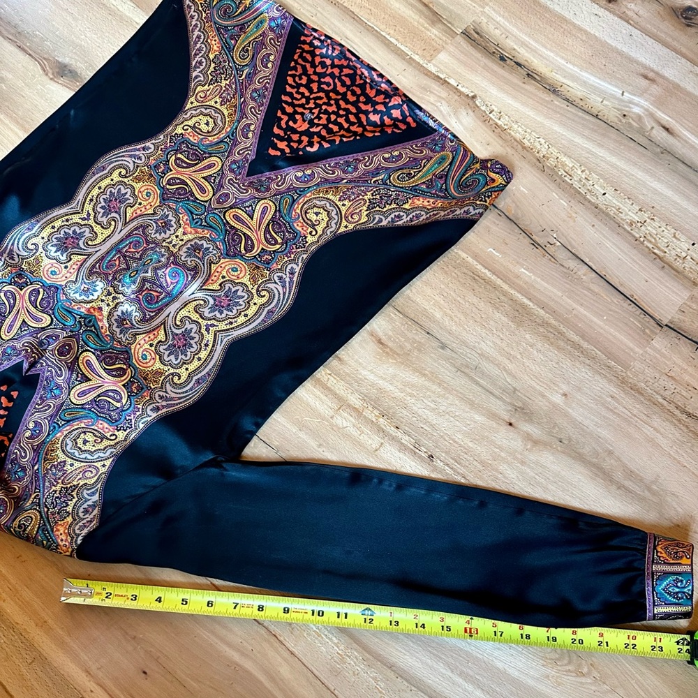 Etro Multi Patterned Button Down Silk Shirt - image 6